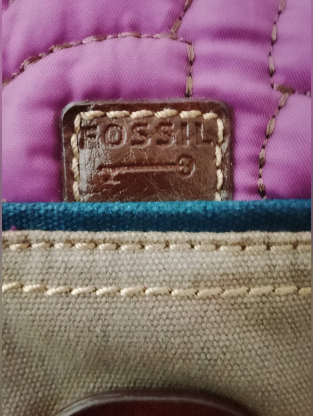 Fossil Quilted Messenger Bag - Picture 7 of 10